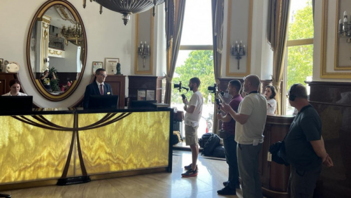 NA SNIMANJU: Serijal "Hoteli" u beogradskom hotelu "Moskva"