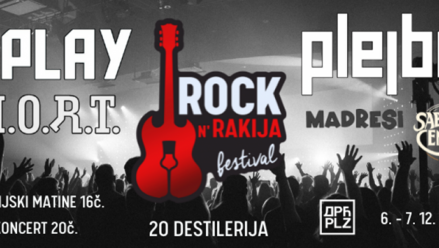 FESTIVAL "ROCK N’ RAKIJA", 6. i 7. decembra u Dorćol platzu