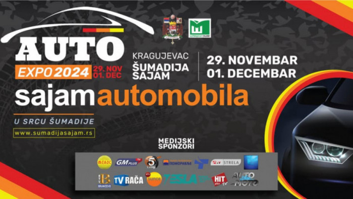 AUTO EXPO 2024 u Kragujevcu do 1. decembra