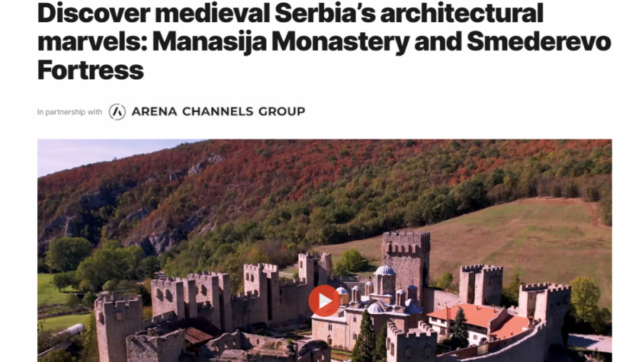 BALKAN TRIP na Euronews u epizodi Manastir Manasija i Smederevska tvrđava