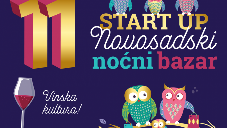 "START UP" NOVOSADSKI NOĆNI BAZAR, petak 18. oktobar