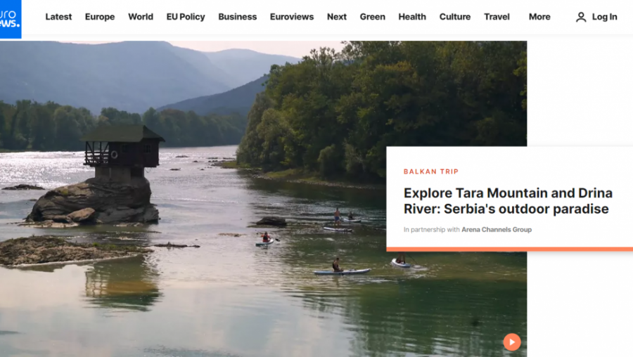 BALKAN TRIP na Euronews u epizodi Tara i Drina