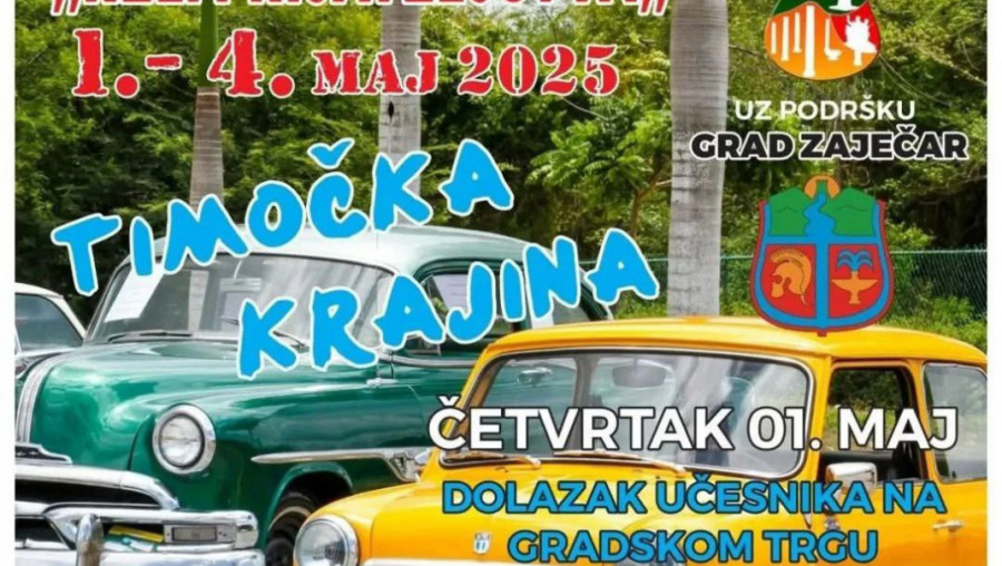 MEĐUNARODNI OLDTAJMER „Reli prijateljstva“ u Zaječaru od 1. do 4. maja