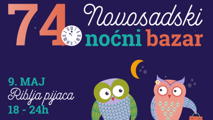 MAJSKI NOĆNI BAZAR u petak 9. maja od 18 časova