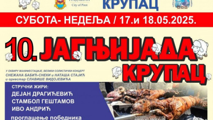 JAGNJIJADA u Krupcu, kod Pirota 17. i 18. maja