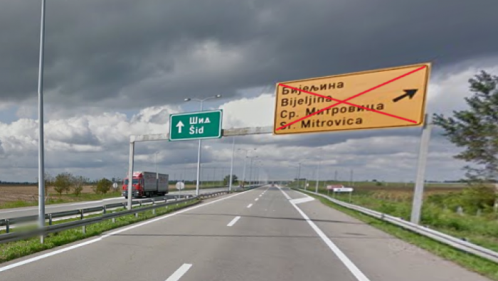 DO SREMSKE MITROVICE OBILAZNIM PUTEM: Zatvoreno isključenje sa auto-puta Beograd-Šid