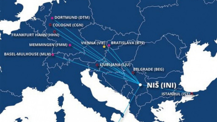 IZ NIŠA DO 11 GRADOVA: Zimski red letenja sa aerodroma Konstantin Veliki
