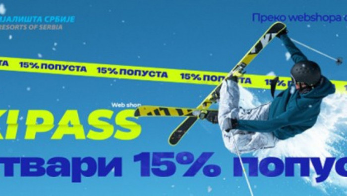 PRETPRODAJA SKI-KARATA sa 15% popusta  preko veb-šopa Skijališta Srbije od 1. novembra