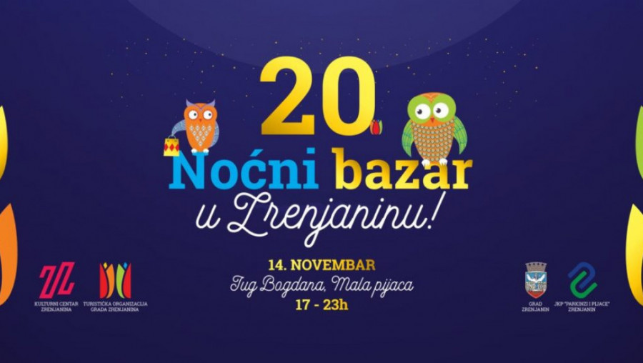 NOĆNI BAZAR U ZRENJANINU u petak, 14. novembra