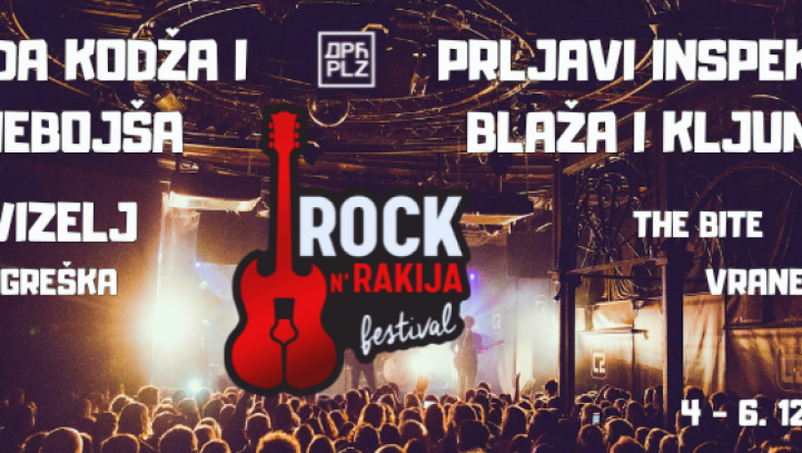 TREĆI FESTIVAL "ROCK N RAKIJA" od 4. do 6. decembra
