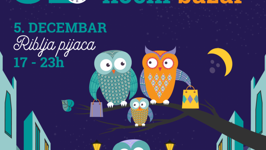 NOVOSADSKI NOĆNI BAZAR u petak 5. decembra od 17 časova