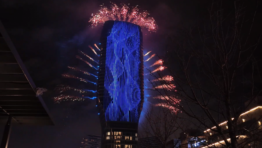 VATROMET I DRON ŠOU na dočeku Srpske nove godine u Beogradu na vodi