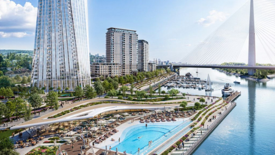 NOVI KVART SA MARINOM I KULOM OD 120 METARA u Beogradu na vodi