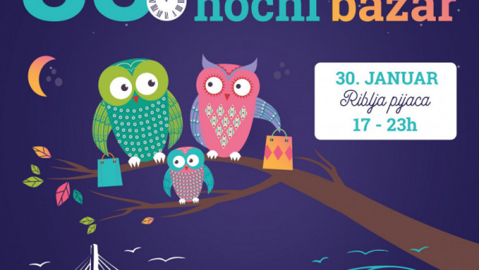 NOVOSADSKI NOĆNI BAZAR u petak, 30. januara