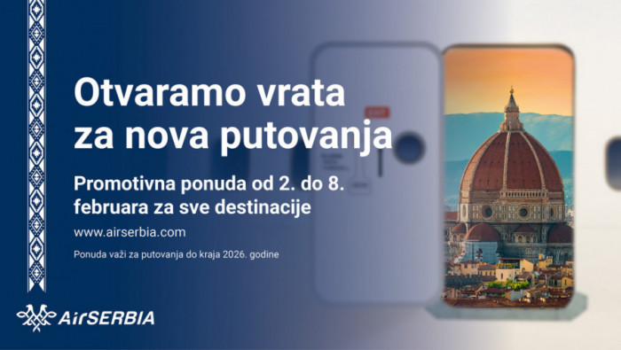 ER SRBIJA OTVARA VRATA SVETA: Od 2. do 8. februara iskoristite posebne pogodnosti za putovanja