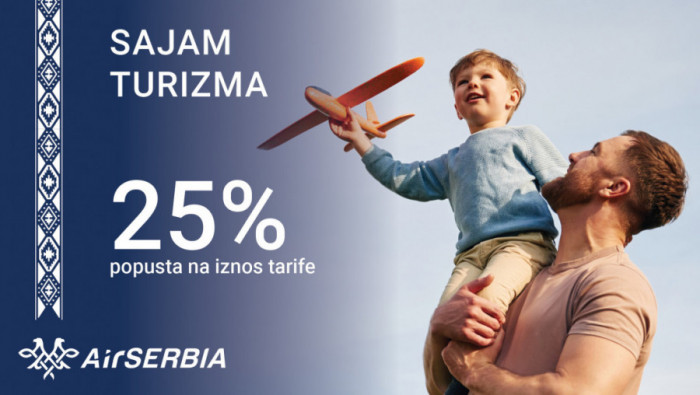 ER SRBIJA NA MEĐUNARODNOM SAJMU TURIZMA: Popusti za sve destinacije i besplatna avio-karta za svakog stotog kupca