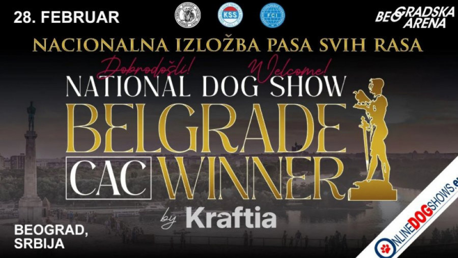 "SPECIALTY DOG SHOW" i Nacionalna izložba pasa svih rasa za vikend u Beogradskoj areni