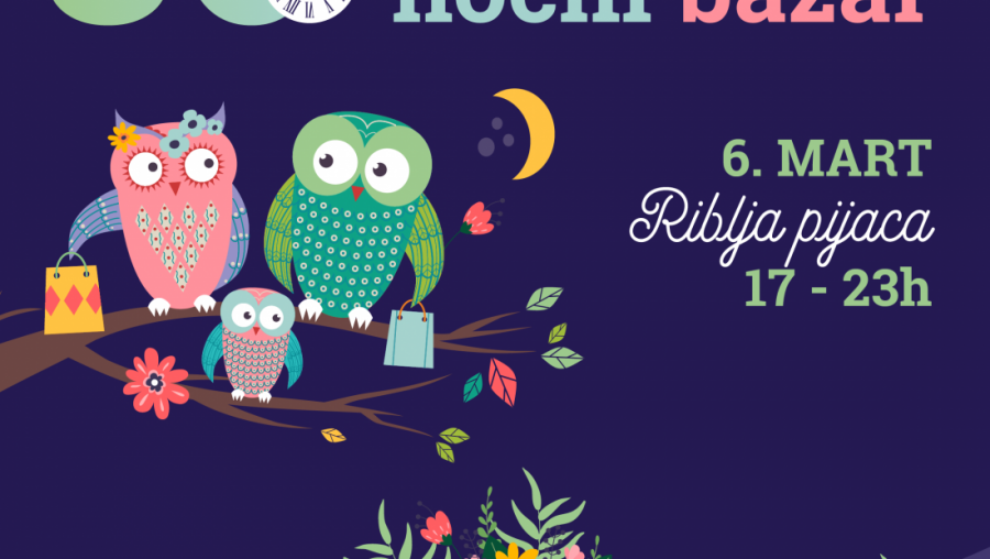 NOVOSADSKI NOĆNI BAZAR u petak, 6. marta