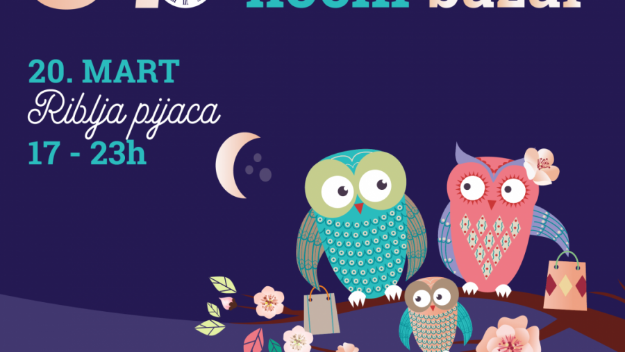 NOVOSADSKI NOĆNI BAZAR u petak, 20. marta