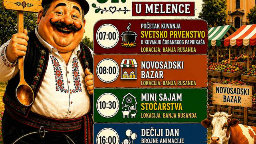 MANIFESTACIJA "DUHOVI U MELENCIMA" u nedelju, 31. maja