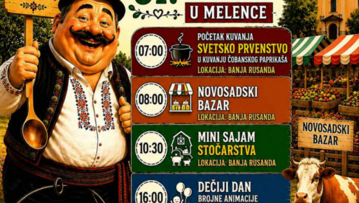 MANIFESTACIJA "DUHOVI U MELENCIMA" u nedelju, 31. maja