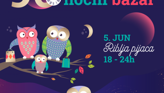 NOVOSADSKI NOĆNI BAZAR u petak, 5. juna od 18.00 časova