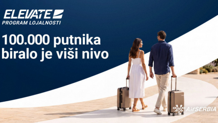 VELIKO INTERESOVANJE PUTNIKA ER SRBIJE ZA PROGRAM LOJALNOSTI: "Elevate" dostigao 100.000 članova za manje od tri meseca