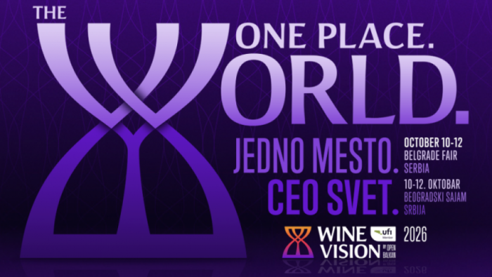 JEDNO MESTO. CEO SVET: "Wine Vision" od 10. do 12. oktobra na Beogradskom sajmu