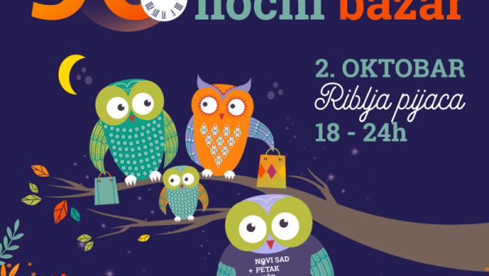 NOVOSADSKI NOĆNI BAZAR u petak, 2. oktobra