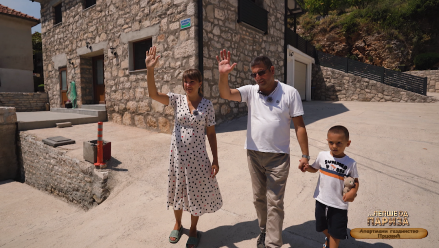 APARTMANI GAZDINSTVO PRCOVIĆ u serijalu "Lepše od Pariza"
